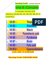 Vitamine B - Complex: Vitamin B Complex Consists of 8 Vitamins Namely B1, B2, B3, B5, B6, B7, B 9 and B12