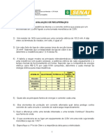 Avaliação Recuperação Mdic - Id 15165