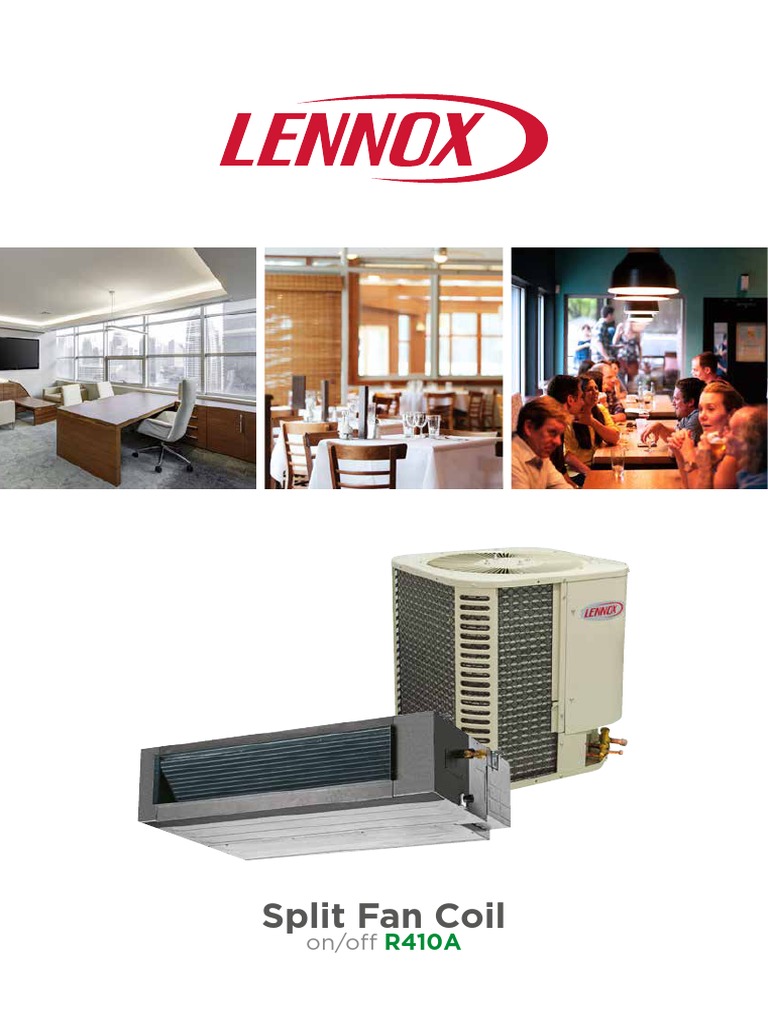 Fan Coil MOV R410A Lennox PDF PDF Gases Ingeniería mecánica