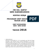 Kertas Kerja Sudut Denggi