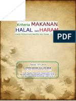 Kriteria Makanan Halal Dan Haram