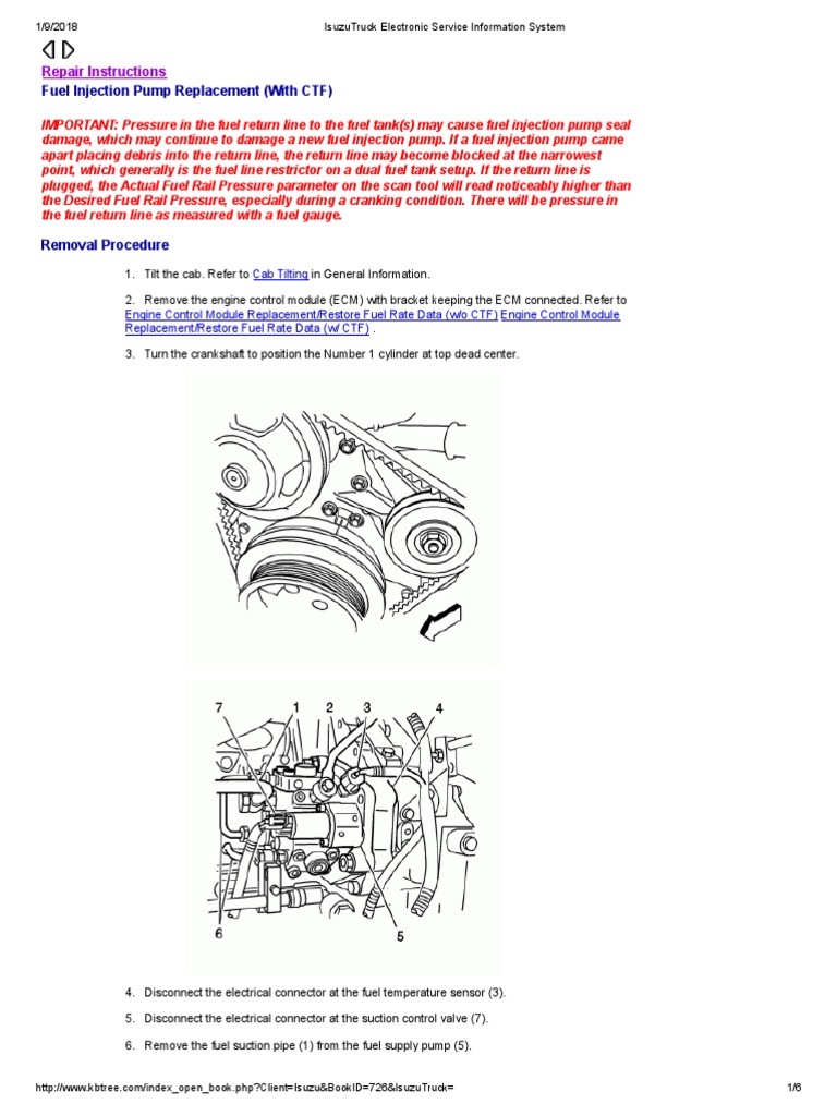 Isuzu Fuel Injection Pump Repair Guide | PDF | Fuel Injection | Pump