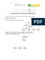 4 Lista de Exercicios - Circuitos Combinacionais