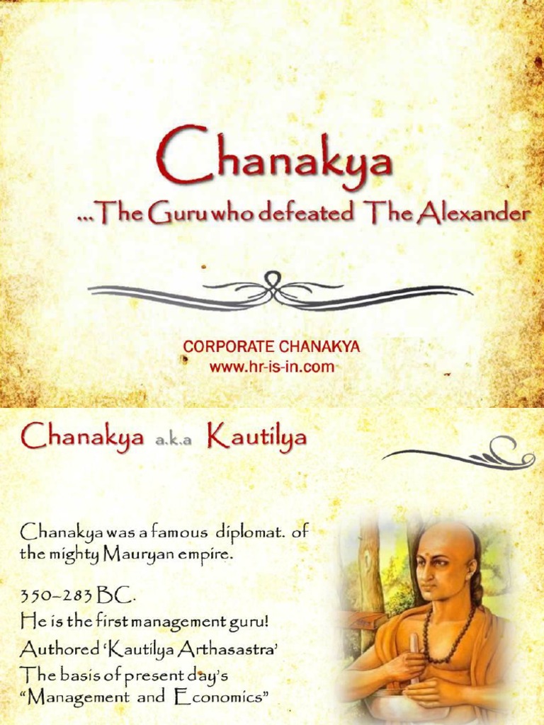 Chanakya Neeti and Sutra Corporate Chanakya PDF | PDF
