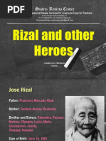 Rizal and Other Heores and Heroines