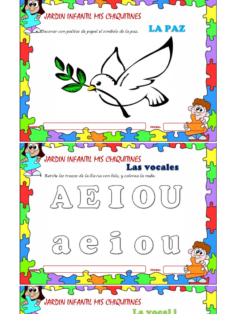 Actividades Didácticas para Preescolar | PDF | Artes del Lenguaje y ...