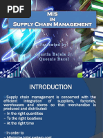 MIS in Supply Chain Management