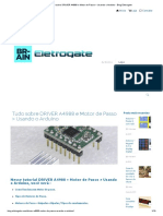 Tudo Sobre DRIVER A4988 e Motor de Passo - Usando o Arduino - Blog Eletrogate