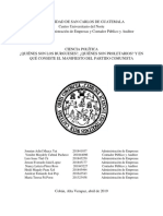 TRABAJO DELos Antiguos Burgueses Nacieron de La Caída de La Sociedad Feudal