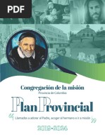 Plan Provincial Congregación de La Misión Colombia