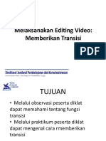 Memberikan Transisi Pada Adobe Premiere