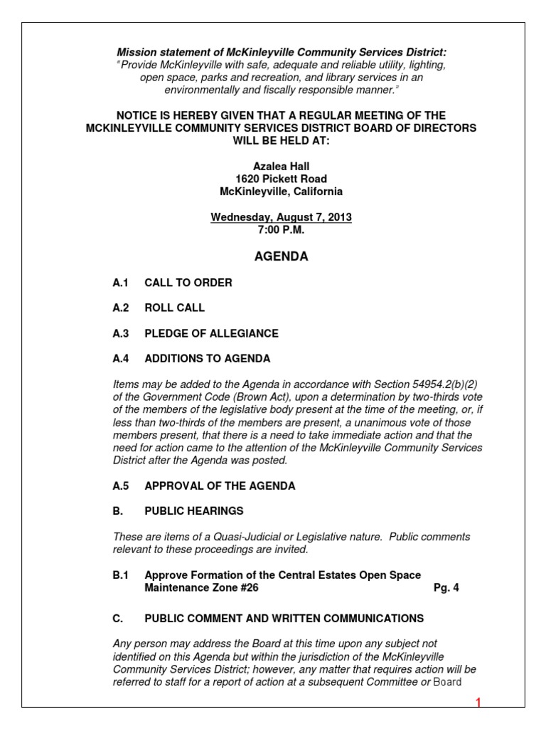 A Final Board Packet August 7, 2013 - 0.... 5 | PDF | Concurrent Estate ...
