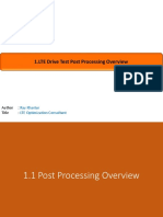 1-LTE Drive Test Post Processing Overview PDF