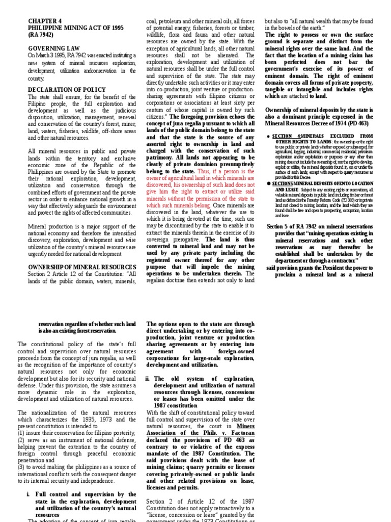 Section 4minerals Excluded From OTHER RIGHTS TO LANDS The Ownership