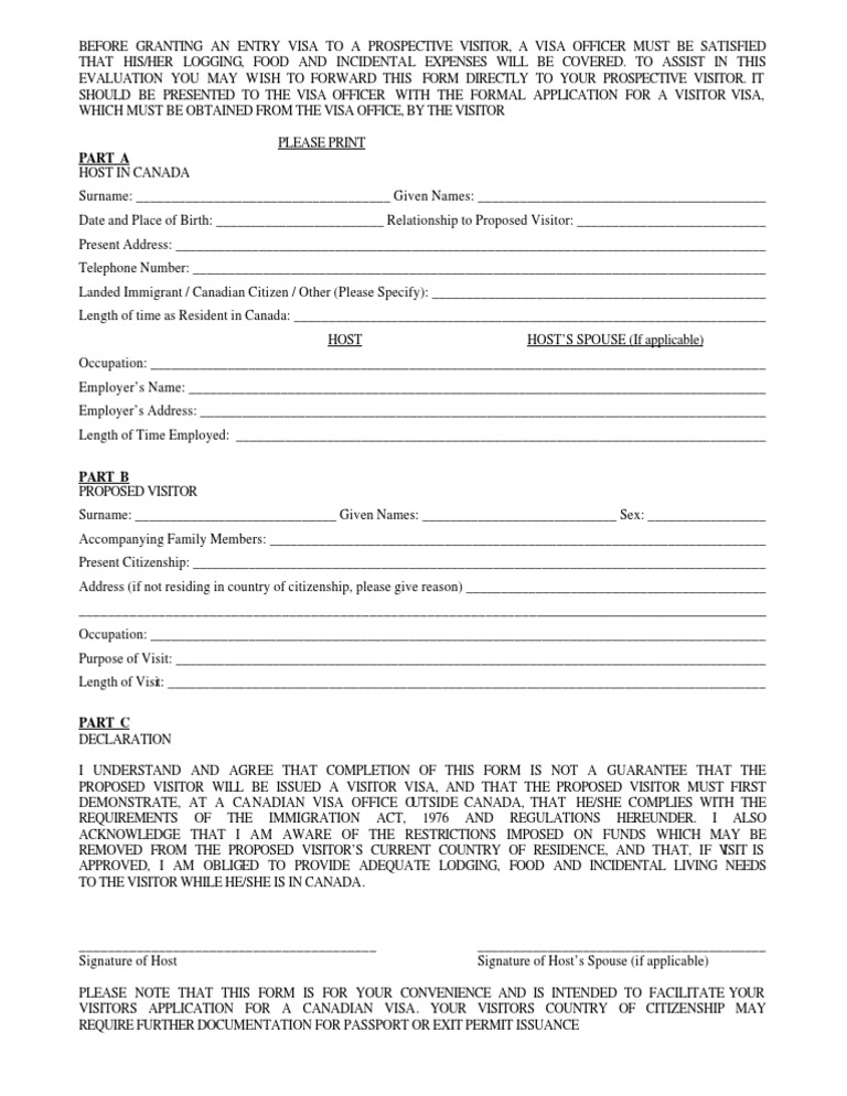 Letter of invitation for the embassy | Travel Visa | International