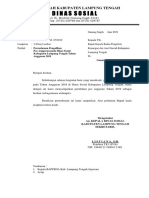 Surat Pengantar Usulan Perubahan Pos Anggaran Rka TTD Sekretaris