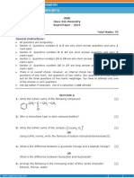 Cbse Xii - Chemistry: Board Paper - 2019 (SET-3)