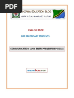 English Book-communication and Entrepreneurship Skills