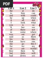 Dolch 220 Sight Words (Phrase & Sentences)