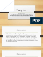 Decay Law