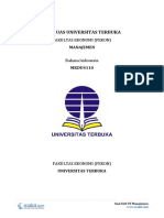 Soal Ujian UT Manajemen MKDU4110 Bahasa Indonesia