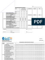 Carpenter Routine Checklist: Maintenance Department AL FANAR Facility Management