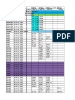 PGP-I Term-I Time Table