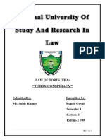 Law of Torts Conspiracy PDF