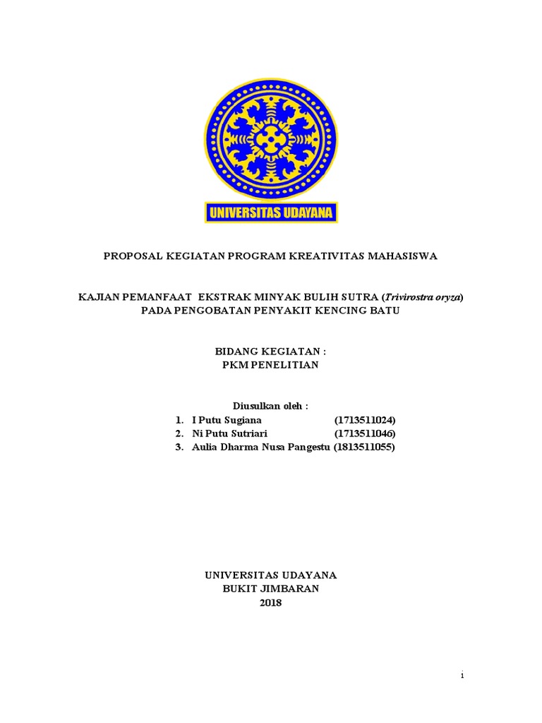 Contoh Pkm Pemanfaatan Sda Laut