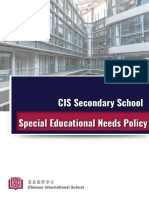 Chinese International School - SEN Policy February 2019