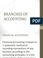 The Main Branches of Accounting Explained