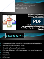 Pharmacokinetics in Special Populations