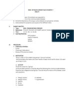 Lesson plan on non-communicable diseases (NCDs