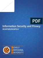  Information Security and Privacy