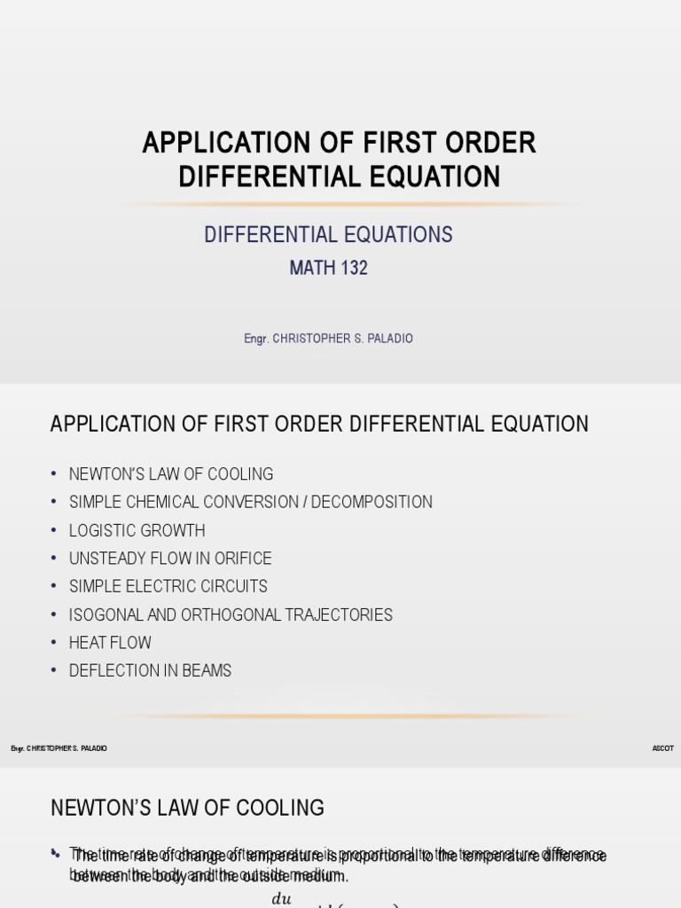 Differential Equation PDF Beam (Structure) Temperature