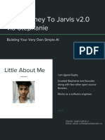 The Journey To Jarvis v2.0 Via Stephanie: Building Your Very Own Simple AI