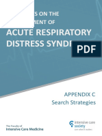 Acute Respiratory Distress Syndrome: Guidelines On The Management of