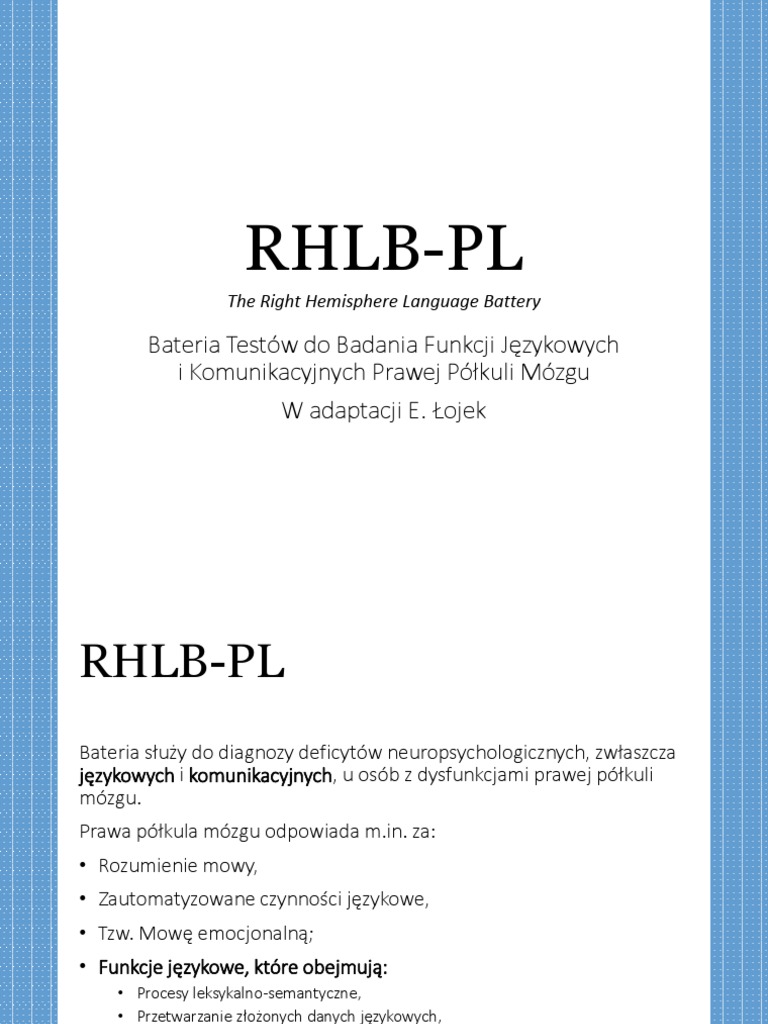 RHLB Prezentacja | PDF