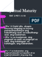 Spiritual Maturity