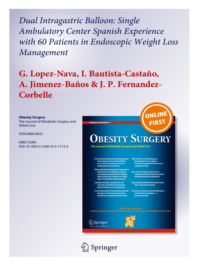 Study 2 | Download Free PDF | Bariatric Surgery | Obesity