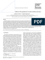 The Use of Multilevel Models For The Prediction of Road Accident Outcomes