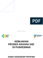 Kebijakan Proses Asuhan Gizi Di Puskesmas