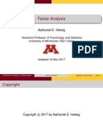 Factor Analysis