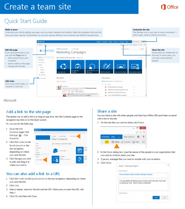 Quick Start Guide: Make It Yours Customize The Site | Download Free PDF ...