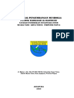 Draft Proposal Pengembangan Musholla Al-Masthury