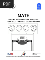 Math 6 DLP 62 - Solving Word Problems Involving Electricity and Water Consumption