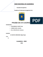 Prueba de Chi Cuadrado