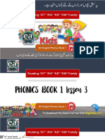 EA PHONICS Basic English Reading at An AD AM Family PDF Book 1 Lesson 3