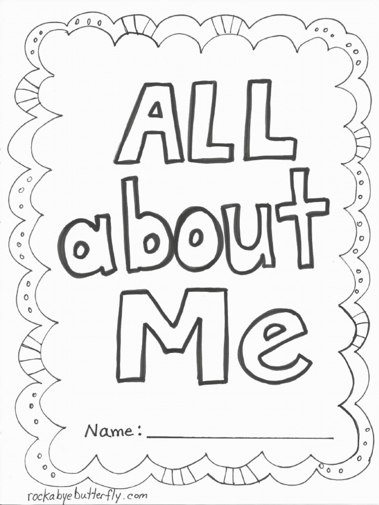 All About Me Book Free Prin Tables | PDF