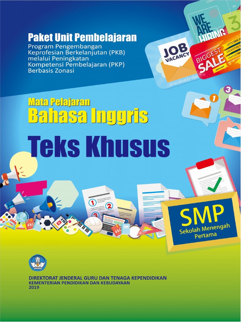 5. Materi PKP Bahasa Inggris SMP (